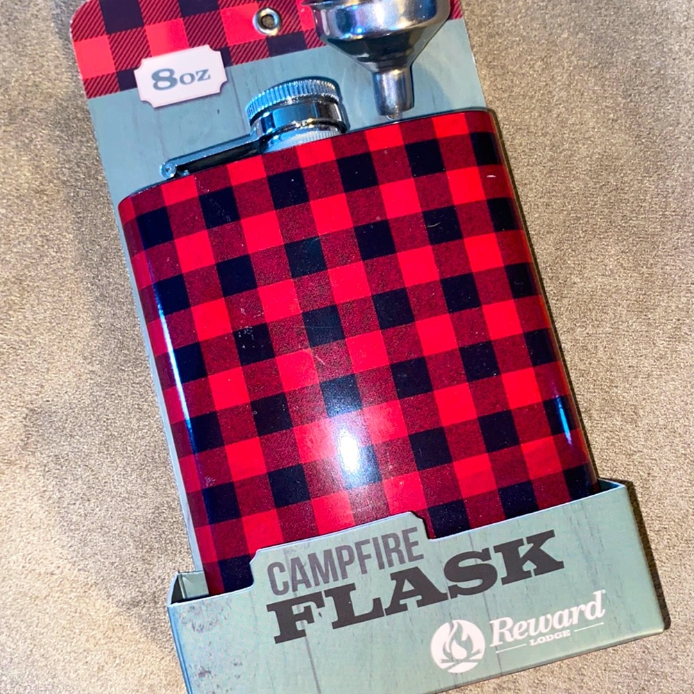 Plaid Flask